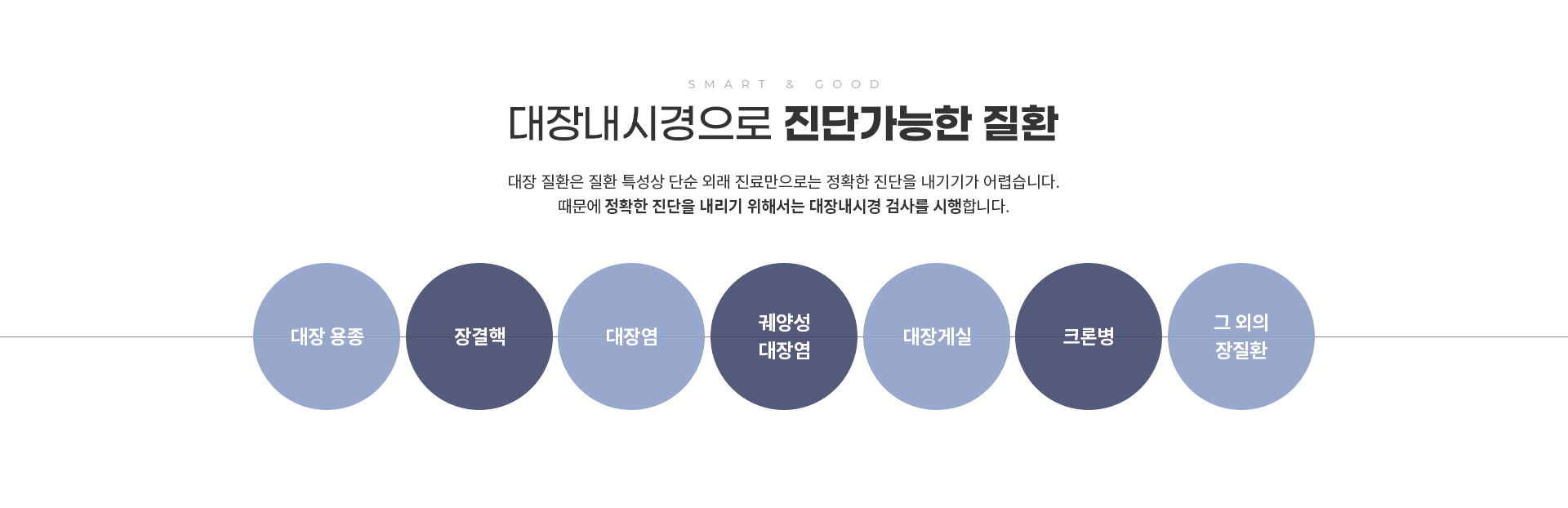 대장내시경/용종절제술 진단가능한질환